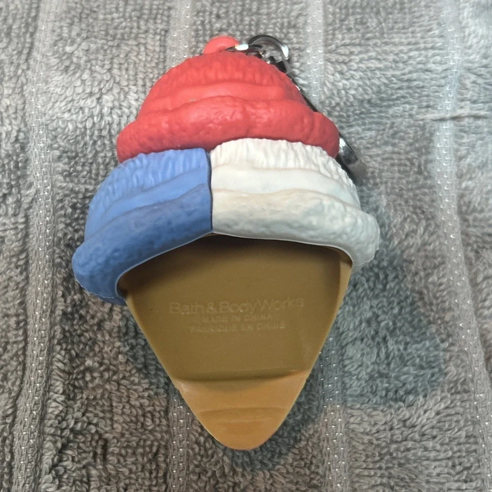 BATH & BODY WORKS PATRIOTIC ICE CREAM POCKETBAC HOLDER CLIP CASE